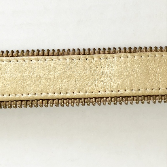 St. Maarten Leather Belt Zipper Accent Sz M main image 11